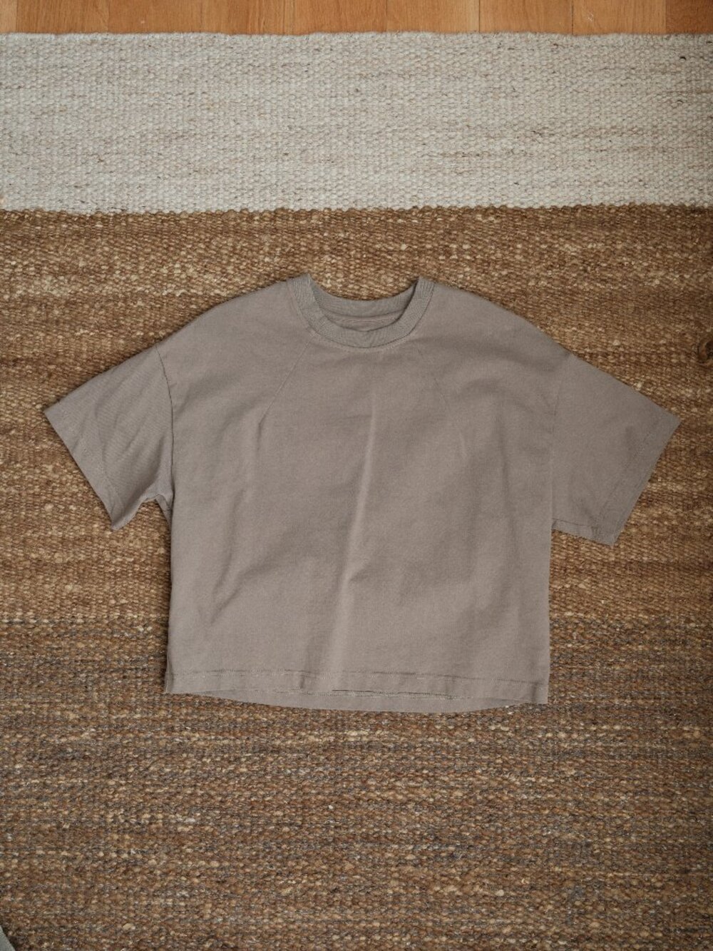 Khaki Cropped Tee Kody Phillips